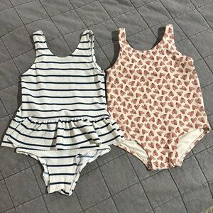 Set of 2 Toddler One Piece Swimsuits